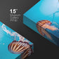 wall26 Canvas Print Wall Art Tiger Stripe Jellyfish Underwater Ocean Sea Nature Animals Photography Realism Rustic Scenic Landscape Wilderness Colorful for Living Room, Bedroom, Office - 32"x48"