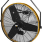 CAT 30 Inch Outdoor IPX4 Weatherproof High Velocity Wall Mounted Shroud Fan. 8900 CFM, 3 Speed - For Industrial, Commercial, & Residential Use. cETL Certified