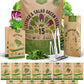Organo Republic 15 Lettuce & Salad Greens Seeds Variety Pack 17700+ Non-GMO Heirloom Lettuce Seeds for Indoors & Outdoors Garden, Hydroponics, Aerogarden - Arugula, Kale, Spinach, Swiss Chard, Lettuce