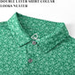 DEOLAX Mens Polo Shirts Fashion Print Mens Golf Shirt Dry Fit Mens Golf Polo Short Sleeve Quick Dry Funny Golf Shirt for Men