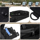 SUNYA Archery Hip Quiver for Arrows. Includes 3 Tubes Arrow Holder, Accessories Pockets and Waist Belt. Fit for Compound and Recurve Bow Practice.