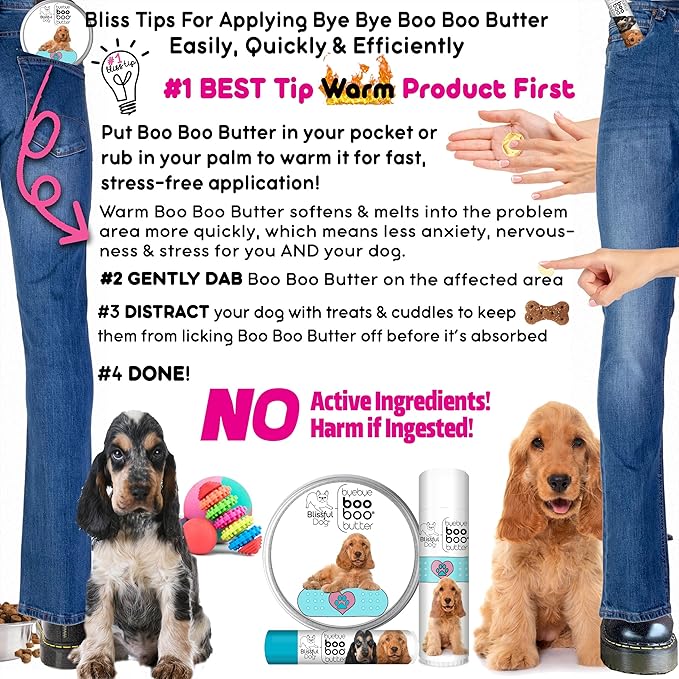 The Blissful Dog English Cocker Spaniel Boo Boo Butter, 8 oz