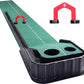 CHAMPKEY Golf Putting Green Indoor - Advanced Guides Golf Putting Mat - Enhance Putting Accuracy and Challenge