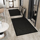 Ottomanson Heavy Duty Rubber Floor Mat – Non-Slip, Waterproof, Easy to Clean – Anti-Fatigue Mat for Commercial Kitchens, Restaurants, Workshops – Oil Resistant, Hose Washable – 36" x 60", Black