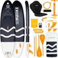Inflatable Paddle Board for Adults with Accessories Included, Oar, Fins, Pump. Stand Up Paddleboard Great Stability and Resistance. 10’ x 33" x 5.9", Maximum Load 286 lb