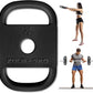 Yes4All US Design Patented Cast Iron Ruck Weight & Weight Plate for Strength Training, Fitness Workout - 20LB, Upgraded, Rounded Handle, Smooth Edge