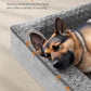 Feandrea Orthopaedic Dog Bed for Large Dogs, Waterproof Dog Sofa Bed with Removable Washable Cover, 48 x 35 x 7 Inches, Dove Gray UPGW254G01