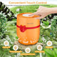 Air Purifiers for Home Bedroom up to 1076ft², True HEPA Air Filters Dust Pets Smoke Hair, 3 Fan Speeds Quiet, Timer Settings, Rechargeable Air Cleaner Office, Bedroom, Pets, Car(Orange)