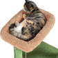 Yaheetech Cactus Cat Tree, 42in Cat Tower for Indoor Cats, Multi Level Kitten Condo Scratching Post, Cat Activity Center Pet Furniture w/Ball, Plush Perch, Platform, Basket