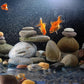 40lbs Large River Rocks for Landscaping, 2-3 Inch Big Black Pebbles, Hand-Picked Premium Stones for Garden Design, Fish Tank, Flower Pots, Pathways and Backyard