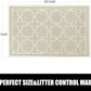 Yimobra Cat Litter Mat, 24"x20" Litter Mat with Litter Lock Mesh, Soft Cat Litter Mat Litter Trapping Mat, Easy to Clean, Non-Slip, Water Resistant, Litter Free Floors, Beige