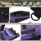 SUNYA Archery Hip Quiver for Arrows. Includes 3 Tubes Arrow Holder, Accessories Pockets and Waist Belt. Fit for Compound and Recurve Bow Practice.