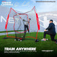 PowerNet Baseball Softball Practice Net 7x7 with Baseball Accessories for Practice Pitching, Batting & Fielding, Ball Caddy, Weighted Baseballs, Tee