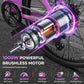 V80 Electric Bike, 1000W Motor 28MPH Ebike, 48V 13Ah Removeable Battery, 26'' City Cruiser Adult Electric Bicycles up to 70 Miles