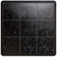 Big Floors 3X3LUXBLAKFLOOR Modular Interlocking Lightweight Plastic Dance Floor Kit (3' x 3'), Luxury Black, 21 Piece