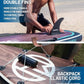 Inflatable Paddle Board 11 '* 34 "* 6" Extra Wide Sup Board, 420lb Capacity Paddle Board for Adults, Suitable for Sea and Lakes, 2+1Family Board