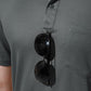 TBMPOY Men's Polo Shirts with Pocket Short Sleeve Quick Dry Casual Sports Outdoor Golf Shirt