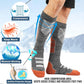 Anlisim 3 Pairs Unisex Merino Wool Ski Thermal Warm Thick Knee High Long Socks
