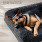 Feandrea Dog Bed, Orthopaedic Dog Sofa Bed for Large Dogs, Waterproof Ped Bed with Removable Washable Cover, 48 x 33.5 x 9.5 Inches, Dark Gray UPGW234G02