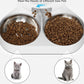 PETLIBRO Pet Food Splitter with Stainless Steel Bowls, Automatic Cat Feeder Bowls for Two Cats or Dogs, Suitable for PETLIBRO Automatic Cat Feeder PLAF005, PLAF006, PLAF103, PLAF203, White