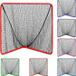 Velocity - Lacrosse Goal - Portable Steel Frame with Black Net, Perfect for Youth and Adult Training, Backyard Design