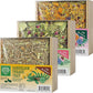 Small Pet Select Forage Tray Bundle, 3 Pack of Foraging Trays for Rabbit, Guinea Pig, Hamster or Bunny - Natural Treats, Dandelion, Flower, Herb Mix 2.5oz Each