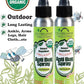 US Organic Mosquito Repellent Anti Bug Outdoor Pump Sprays, USDA Certification, Cruelty Free, Proven Results by Lab Testing, Deet-Free (4 oz - Value 2 Pack)