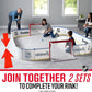 Franklin Sports Mini Hockey Rink Set - Half Rink Knee Hockey Goal, Mini Sticks, and Ball Set - Indoor Mini Hockey Rink - Official NHL Licensed White