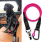 Dog Seat Belt for Car | Universal Dog Car Seatbelt | Durable Reflective Rope with Clip Hook Latch, Buckle and Carabiner- Safe and Secure Pet Safety Restraint (Pink)