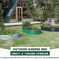Land Guard Galvanized Raised Garden Bed Kit, Planter Boxes Outdoor, Oval Large Metal Beds for Vegetables(Brown)……