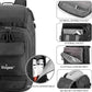 Unigear Ski Boot Bag Backpack for Helmet 50L/70L, Goggles, Gloves, Skis, Snowboard & Accessories (Black)