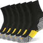 WANDER Men's Athletic Ankle Socks 6-7 Pairs Sports Moisture-wicking Running Basketball Cycling Socks 6-9/10-12/12-14