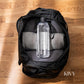 KIVY Tritan Water Bottle 2nd Generation (Black Clear, 50oz)