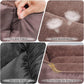 Dog Beds for Small Dogs Washable, Rectangle Dog Bed, Warming Soft Calming Sleeping Puppy Bed with Anti-Slip Bottom