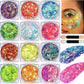 Teenitor Body Glitter Gel Face Glitter Makeup Festival Glitter, 12 Colors Face and Body Glitter Gel, Hair Glitter