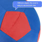 Herding Ball for Dogs Horse Ball & Cover 25" for Horses Large with Hand Pump for Play, Blue and Red
