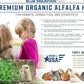Blue Mountain Hay High-Altitude Hay - Organic Alfalfa, 10lb - High Protein, Fiber & Mineral-Rich - Soft, Leafy, High Leaf Retention - Ideal for Goats, Rabbits, Guinea Pigs & Other Small Animals