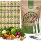 Organo Republic 30 Most Popular Winter Vegetable Garden Seeds Variety Pack- Outdoors/Indoor 33,200+ Non-GMO Heirloom Veggie Seeds Broccoli Beet Carrot Cabbage Chives Lettuce Radish Pea Spinach & More