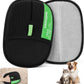 Pet-Hair-Removal-Glove 2Pcs, Double-Sided-Pet-Grooming-Glove Reusable Cat & Dog Hair Remover Mitt for Couch,Furniture,Carpet, Car Seat Electrostatic-Pet-Hair-Remover Efficient Pet-Hair-Cleaning-Glove