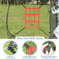 7'X7' Baseball Softball Practice Net,Pitching Net,Batting Net,with Baseball Tee,Bonus Strike Zone and Bow Frame,for Hitting,Pitching, Catching