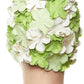 BEEMO Floral Petal Ladies Bathing Swim Cap Women Retro Swim Hat Long/Short Hair