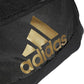 adidas Unisex Defender 4.0 Gym Duffel Bag for Men and Women, Black/Gold Metallic, Small (38L)