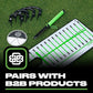Back 2 Basics Putting Gates Set – Golf Putting Aid for Alignment & Accuracy – Gate Putting Green & Golf Putting Mat Trainer - Gate Putter Training Aid for Putting Green