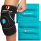PhysioNatural Ice Pack for Knee Pain Relief, Reusable Gel Ice Wrap for Leg Injuries, Swelling, Knee Replacement Surgery, Cold Compress Therapy for Arthritis, Meniscus Tear and ACL