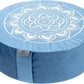 Florensi Meditation Cushion - Comfortable Floor Pillow - Traditional Tibetan Meditation Pillow with Beautiful Velvet Cover - Large Floor Cushion Seating for Adults - Premium Yoga Buckwheat Bolster