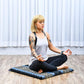 Leewadee Zabuton Seating Cushion – Square Floor Seat for Meditation Exercises, Light Yoga Mat Filled with Kapok