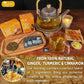 TOG999, Premium 20 Tea Bags Turmeric, Ginger, Cinnamon, 100% Natural, Hand-made Blend of Turmeric, Ginger, and Cinnamon Herbal Tea. Eco-conscious Tea Bags. No Sugar, No Caffeine, No Gluten, Vegan.