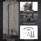 Fitness Wall Mount Cable Crossover Machine – Multi-Functional Dual Pulley System, Home Gym Equipment with Commercial-Grade Steel Frame and 400 lb Load Capacity for Home Gym.