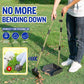 Pooper Scooper for Large Dogs, Adjustable Long Handle Metal Tray and Spade Poop Scooper for Dogs with Bin for Pet Waste Removal, No Bending Clean Up Pooper Scooper for Medium and Large Dogs