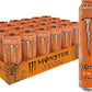Monster Energy Ultra Sunrise, Sugar Free Energy Drink, 16 Fl Oz (Pack of 24)